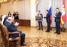 Наши сотрудники в Администрации Губернатора на награждении ФСКН