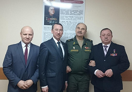 Наша делегация на базе Оренбургского президентского кадетского училища